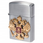 Sammler Feuerzeug Emblem von Russland