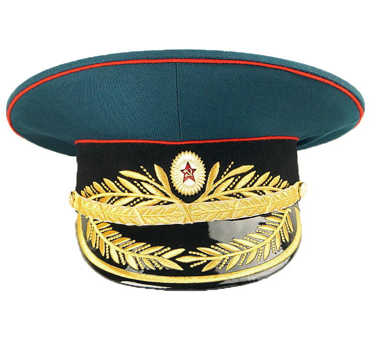 army uniform peaked hat