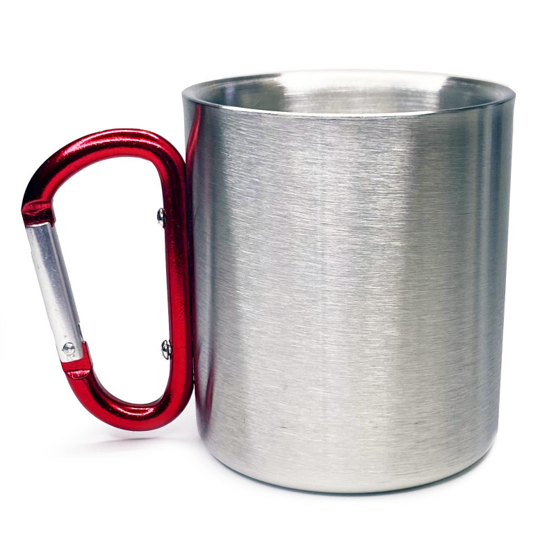 Gift Mug With Carabiner Handle Born in the USSR