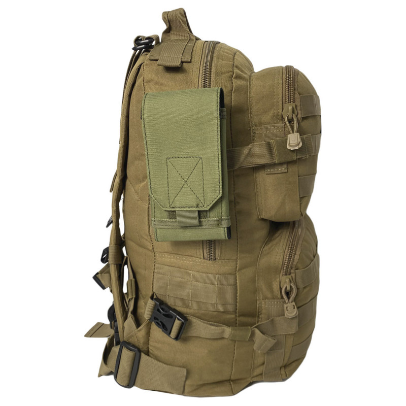 Tactical Phone Pouch for Smartphone Olive Molle