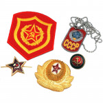 Set regalo distintivo del KGB sovietico