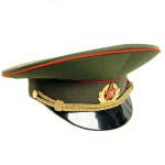 Campo Khaki Olive Exército Russo Visor Chapéu Soviético
