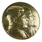 Sowjetische Führer Stalin & Lenin Pin Badge
