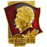 Distintivo do líder soviético Stalin