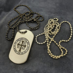 Orthodox Greek IC XC NIKA Name Tag Keychain