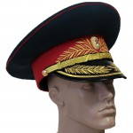 Sombrero de visera general de infantería rusa soviética