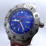 Russian Wrist Watch Diving 24h Vostok K35 Automatic 32 Jewels