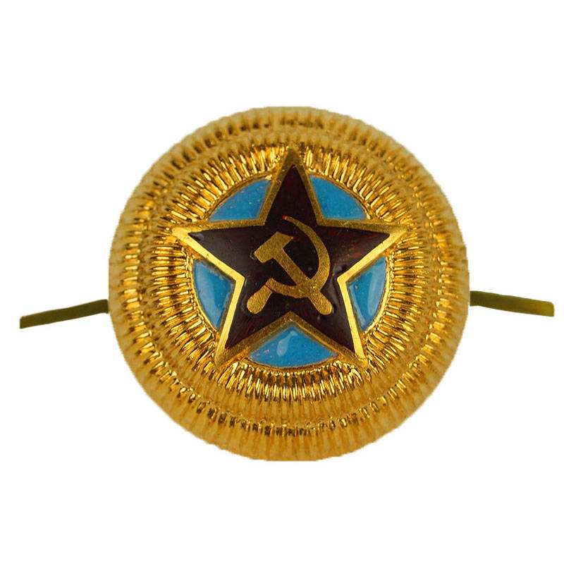 Ww2 Soviet General Visor Hat Pin Badge