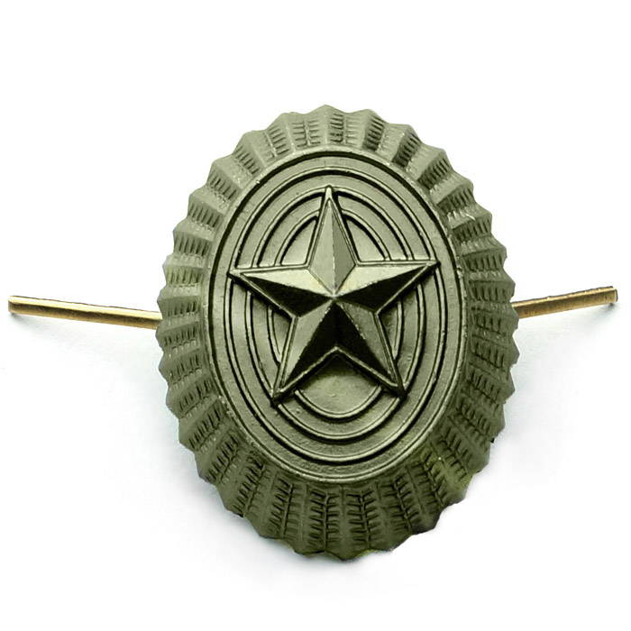 russian army hat badge