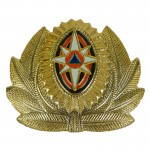 Russian EMERCOM Hat Badge