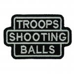 Troops Shooting Balls Airsoft Patch Embroidered