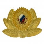 Distintivo del cappello dell'ufficiale di polizia russo MVD