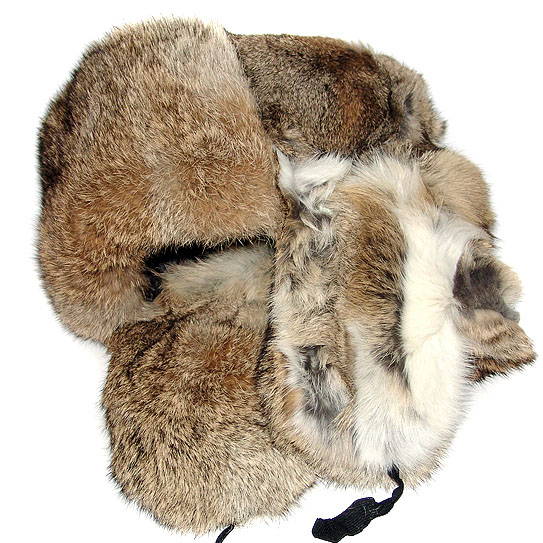 Russian Ushanka Rabbit Fur Winter Hat
