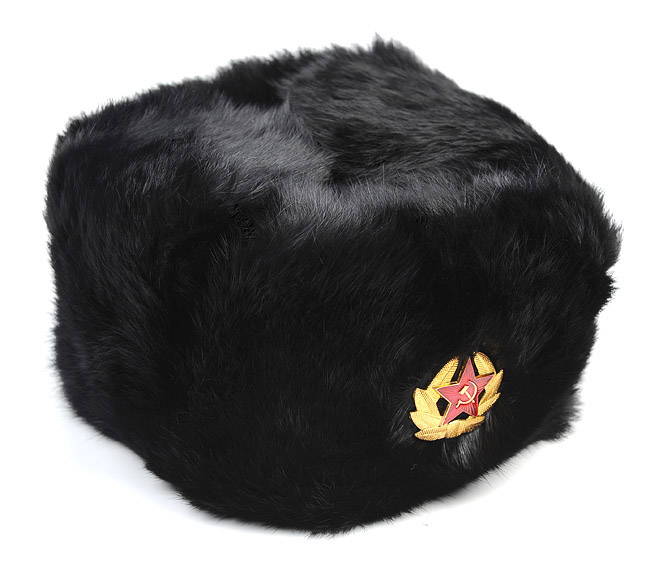black rabbit fur hat
