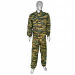 Costume camouflage à rayures tigrées