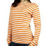 Orange Striped Shirt