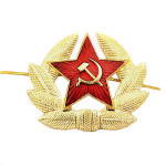 Insignia del sombrero del uniforme del ejército soviético