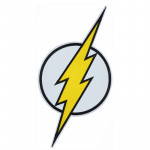 Patch do emblema do Flash DC Comics bordado