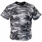 Camiseta militar camuflagem urbana