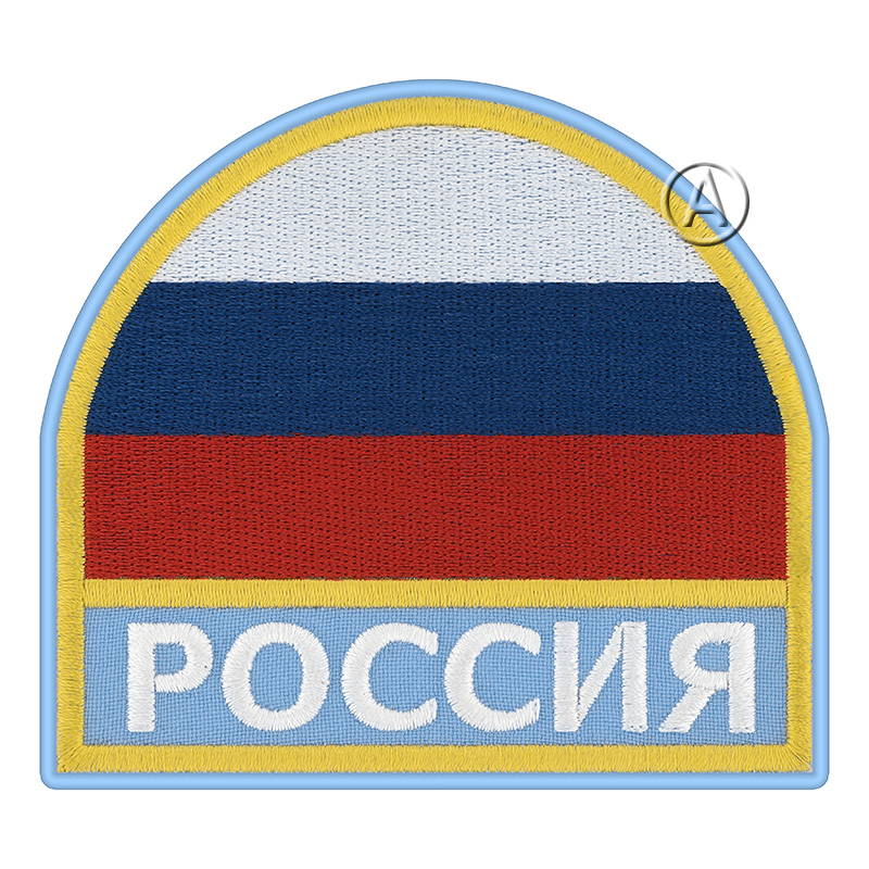 russian tricolor flag peacemaking forces patch