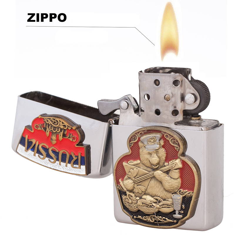Russian Bear Gift Zippo Lighter