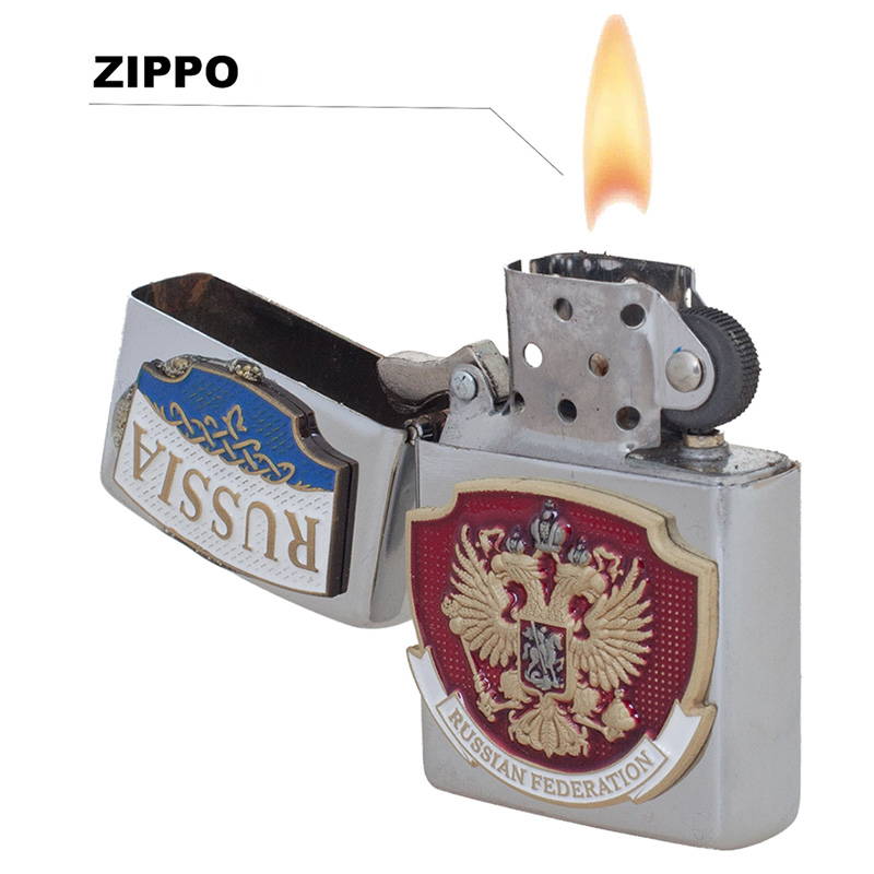 Patriotic Zippo Lighter Russia