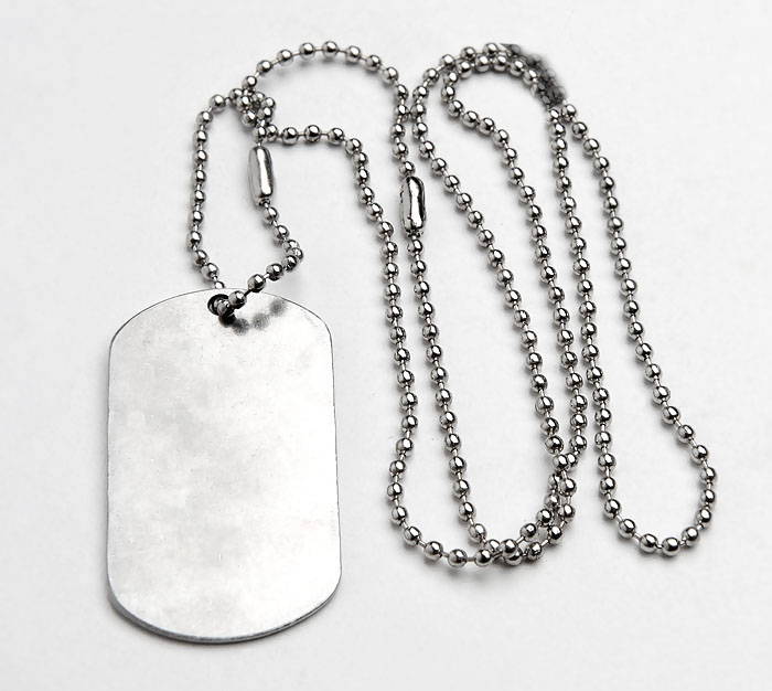 Russian Cossack Forces Military Dog Tag