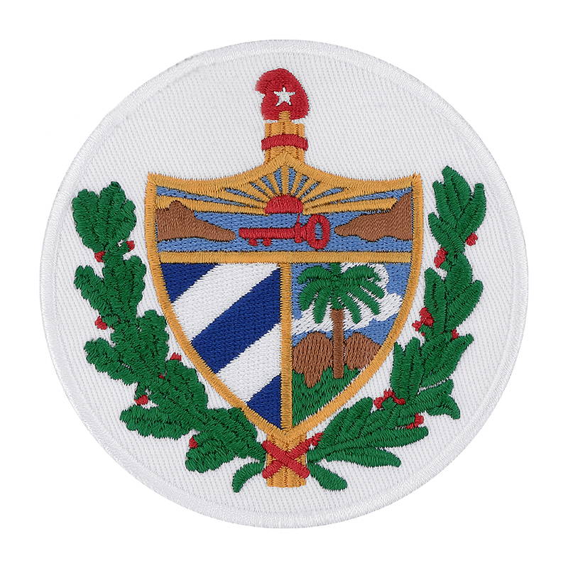 cuba coat of arms patch