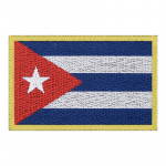 National Flag Of Cuba Patch