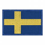 Patch da bandeira da Suécia