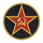 Kommunistischer Aufnäher der Sowjetunion