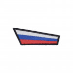 Emblema da boina com bandeira tricolor russa