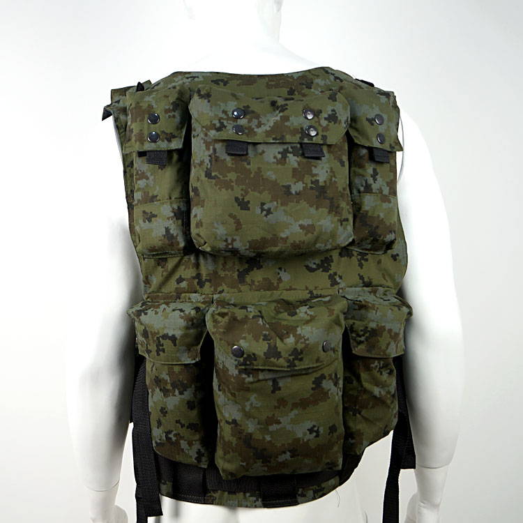 military loadout vest border guards camo