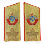 Placas de ombro do secretário-geral soviético Marshall Stalin Brezhnev