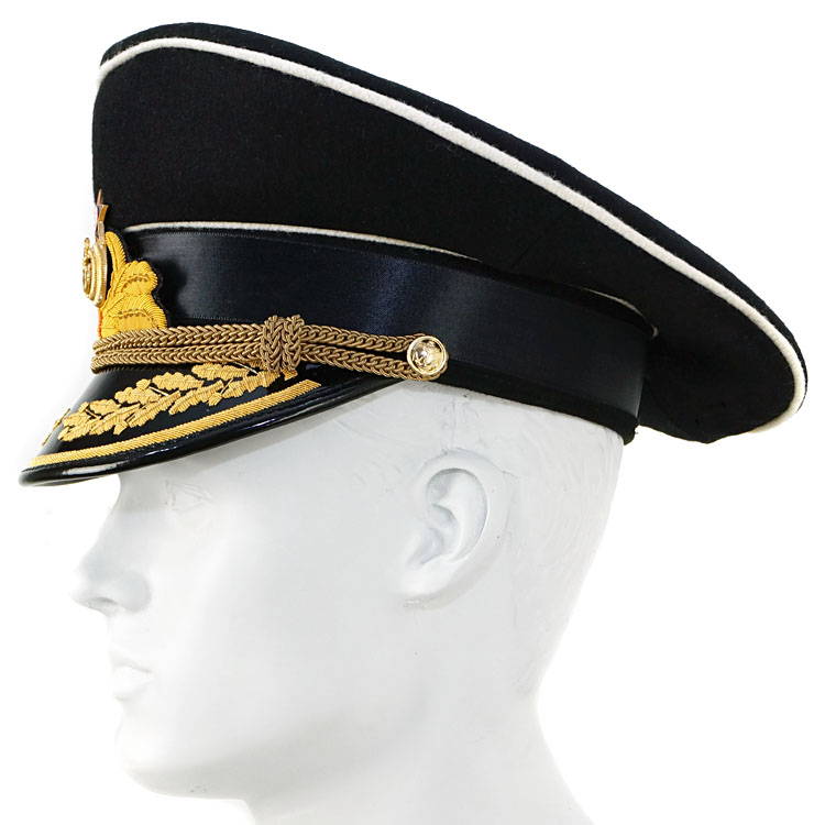 navy admiral visor hat