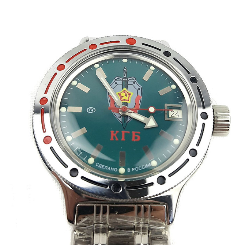AMPHIBIAN 200m VOSTOK KGB Military Mens Wristwatch
