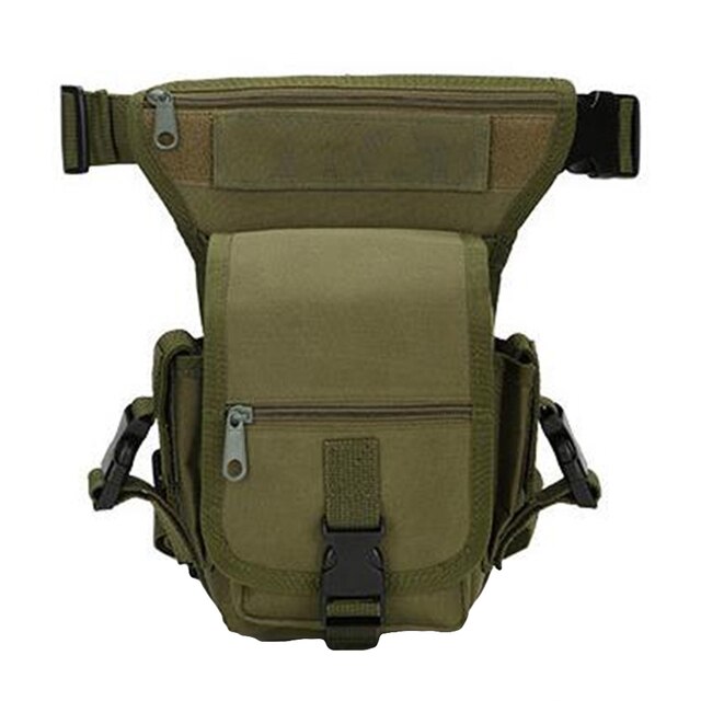 Military Tactical Waist Thigh Leg Bag Belt Pouch Olive
