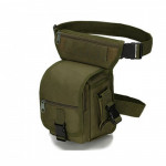 Cintura táctica militar muslo pierna bolsa cinturón bolsa verde oliva
