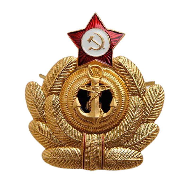 soviet navy hat badge
