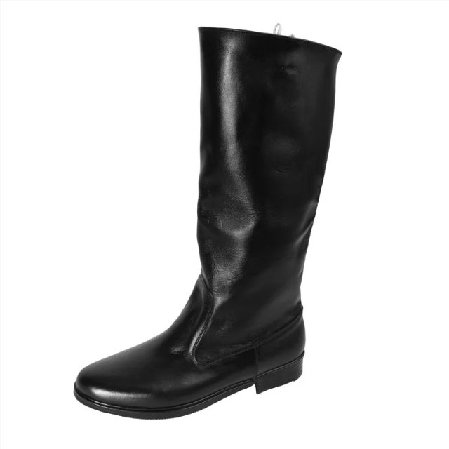 high thigh leather boots