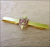Emblema de pino de suporte de clipe de gravata russo soviético Kgb