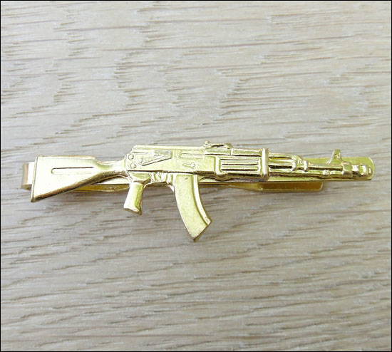 Soviet Russian Ak-47 Ak47 Tie Clip Holder Badge