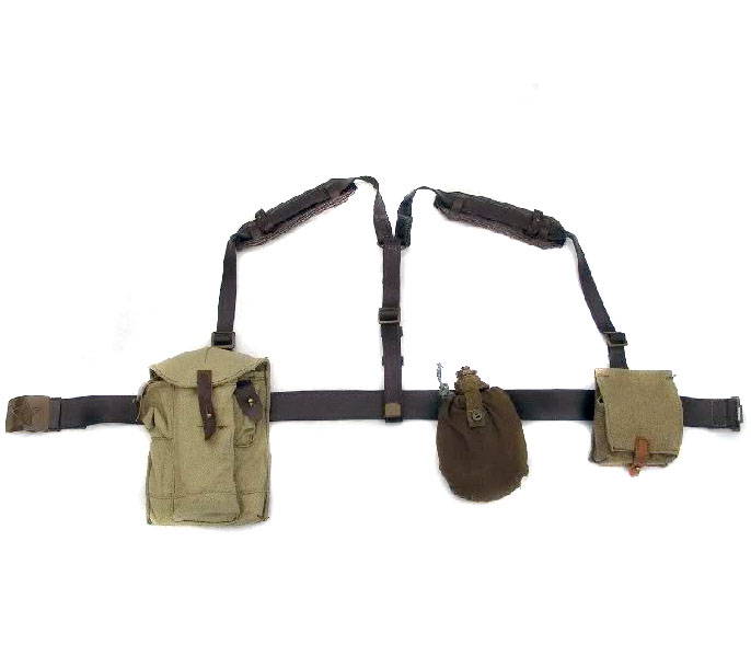soviet army pouches with flask