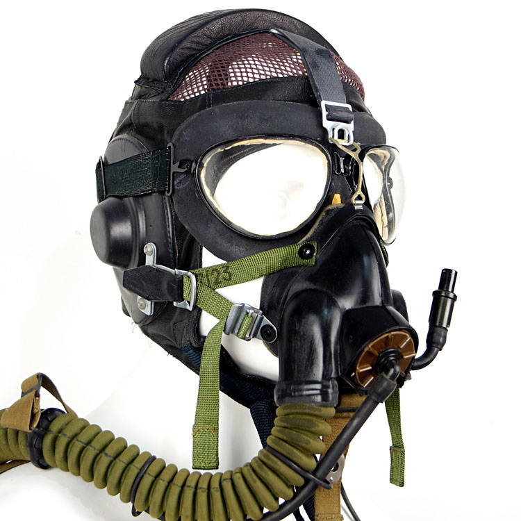 Pilot Flight Leather Helmet