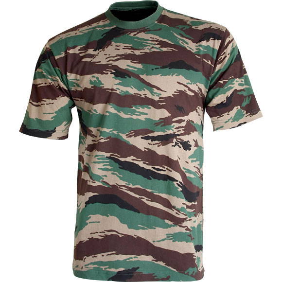 Russian Military Tiger Stripe Kamysh Camo T-Shirt