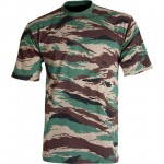 Militares Rusos Tigre Con Rayas Kamysh Camo Camiseta