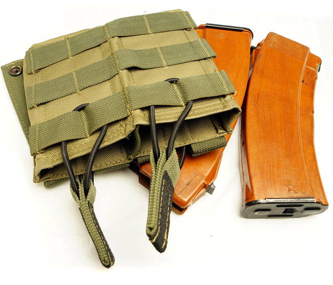 tactical pouch 2 ak mags