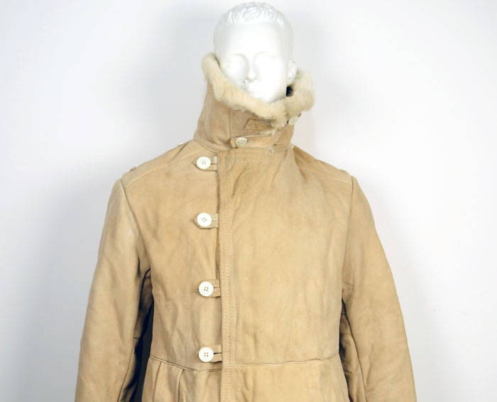 sheepskin overcoat
