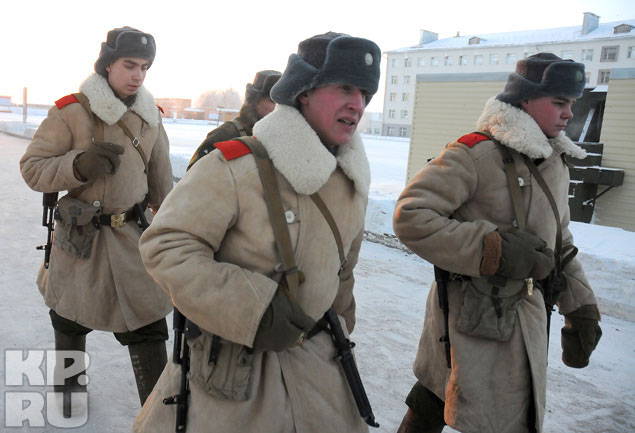 Soviet Sheepskin Fur Military Surplus Long Coat