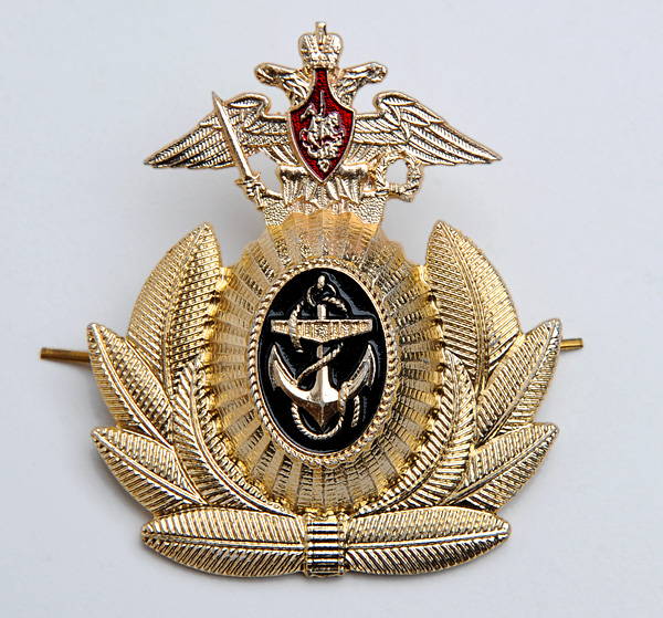 russian navy hat badge